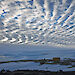 The wave structure in these clouds over Mawson is caused by gravity waves in the Antarctic atmosphere