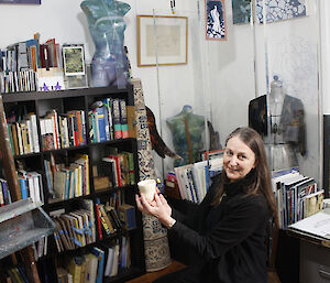 Dr Lisa Roberts in her studio in Sydney