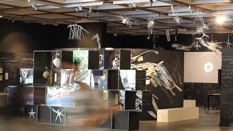 An exhibition of artwork relating to Living Data, at the University of Technology, Sydney