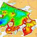 Unprocessed data from the multibeam echosounder used over Newcomb Bay.