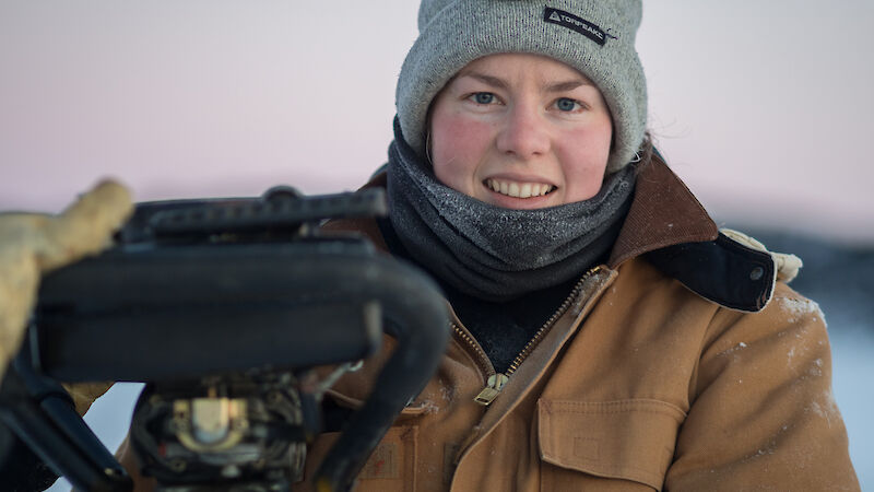 Sarah Payne in Antarctica