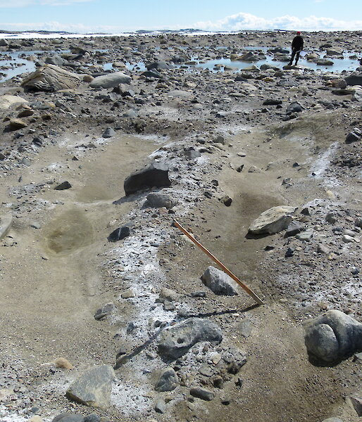 Evidence of large tracks from workings in the 1980s