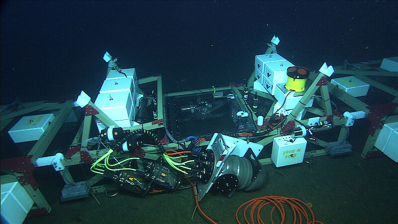 A deep sea Free Ocean CO2 Enrichment system deployed at 900m in the Monterey Canyon, California