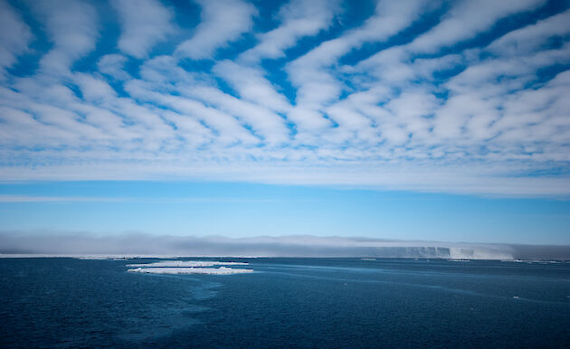 Clouds over Southern Ocean.