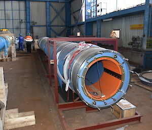 A 12.7 metre-long sterntube that encloses the propeller shaf