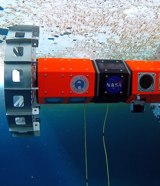NASA robot under the sea-ice