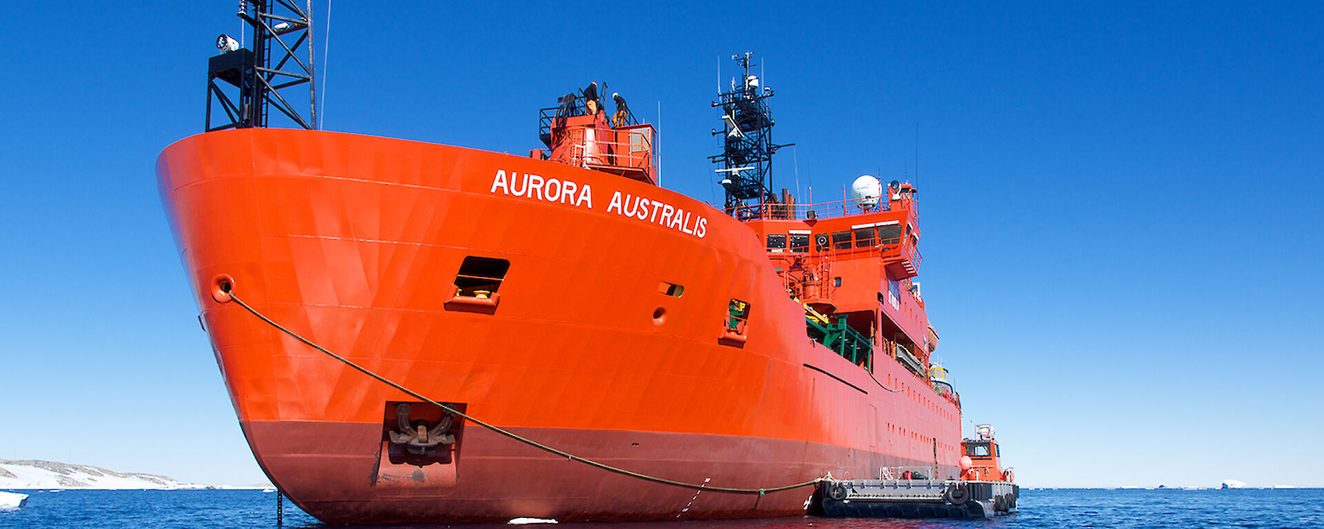 Aurora Australis in the Southern Ocean