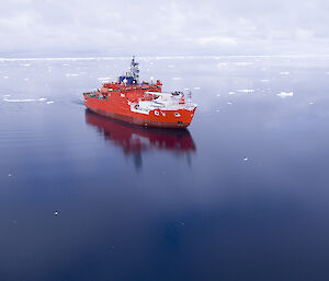 Aurora Australis in the Southern Ocean