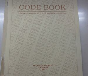 The original ANARE Code Book