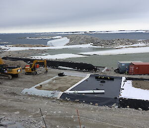 Three liners being added to the new biopile site