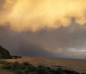 Dramatic storm cloud