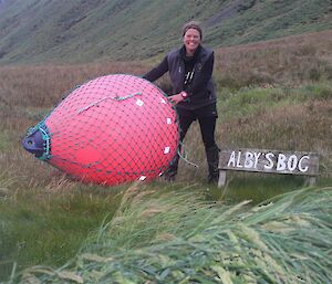 Ranger with huge buoy