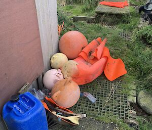 Marine debris back at station