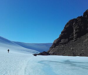 Spectacular scenery around Fang Peak in the Framnes Mountains.