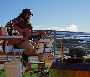 Man playing guitar