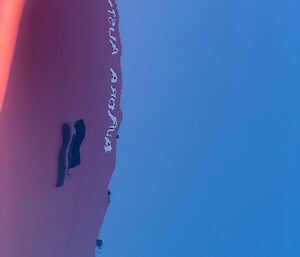 Reflection of a ship on the water