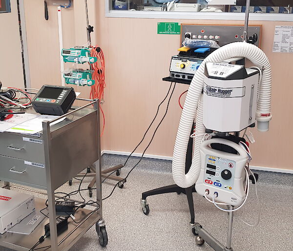 medical equipment in theatre