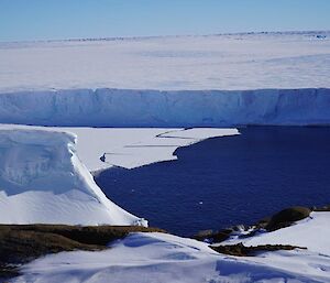 Landscape of a glacier