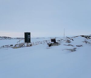 The outhouse at Wilkes Hilton hut