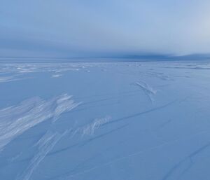 A view of the Wilkins runway at present.