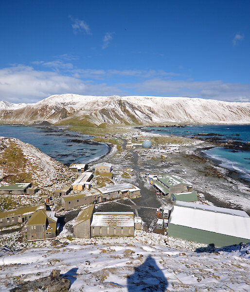 Research station at Macquarie Island.