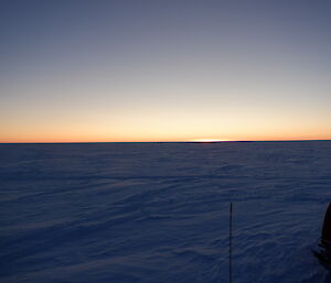 Sunset on the top of Law Dome