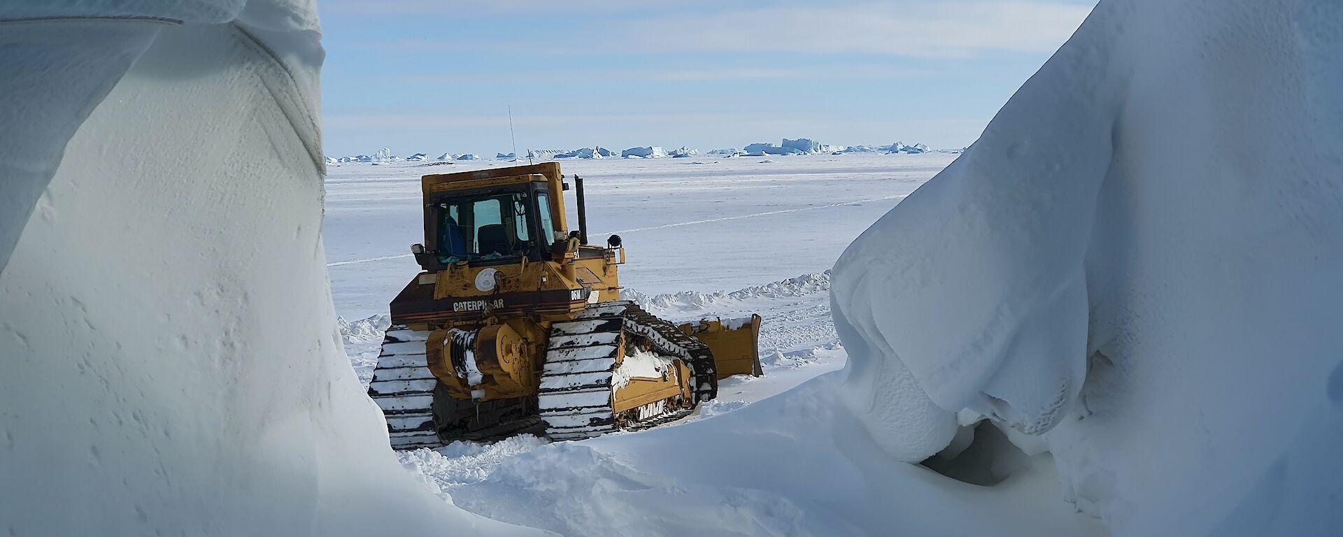 A bulldozer