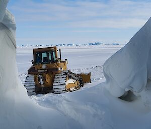 A bulldozer