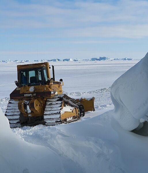 A bulldozer