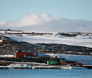 Our first view of Casey station.