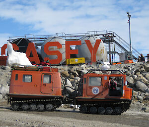 Hagglund rumbling past