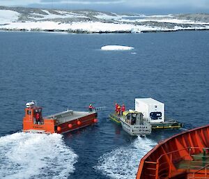 Container heads to Casey