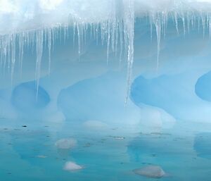 Blue ice berg