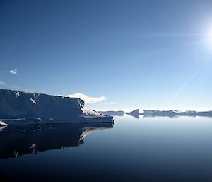 Iceberg reflections