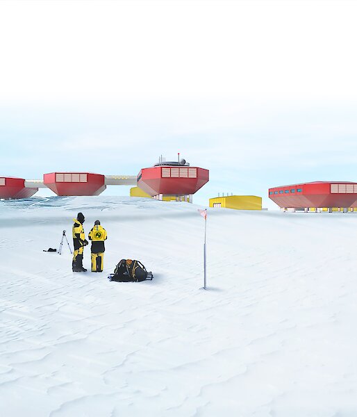 Artist's impression of future Davis research station