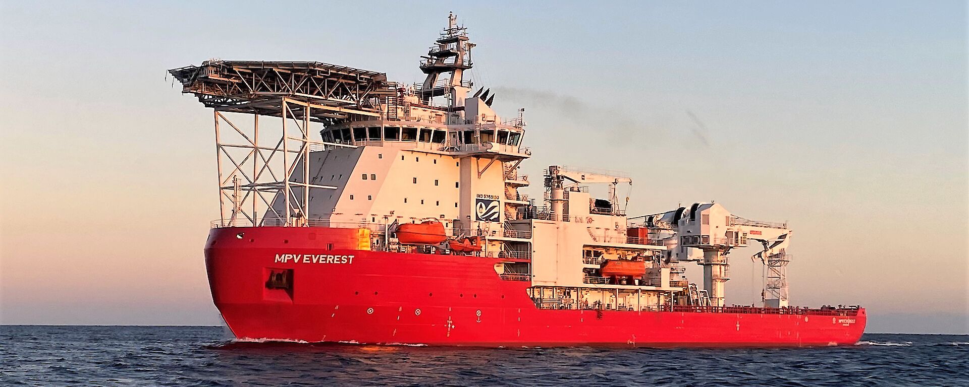 large cargo ship at sea