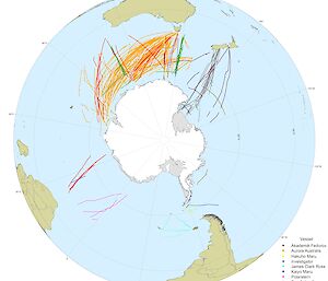 map of CPR tows