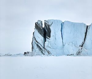 Striped ice berg