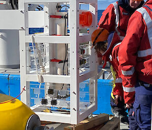 equipment on deck of ship