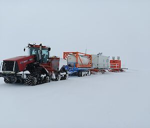 Wilkins aerodrome team in convoy.