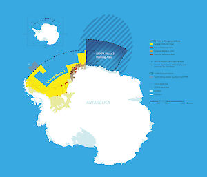 Map of proposed Weddell Sea (Phase 1) Marine Protected Area