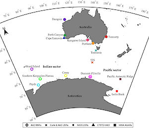 map of acoustic recorder location from journal article