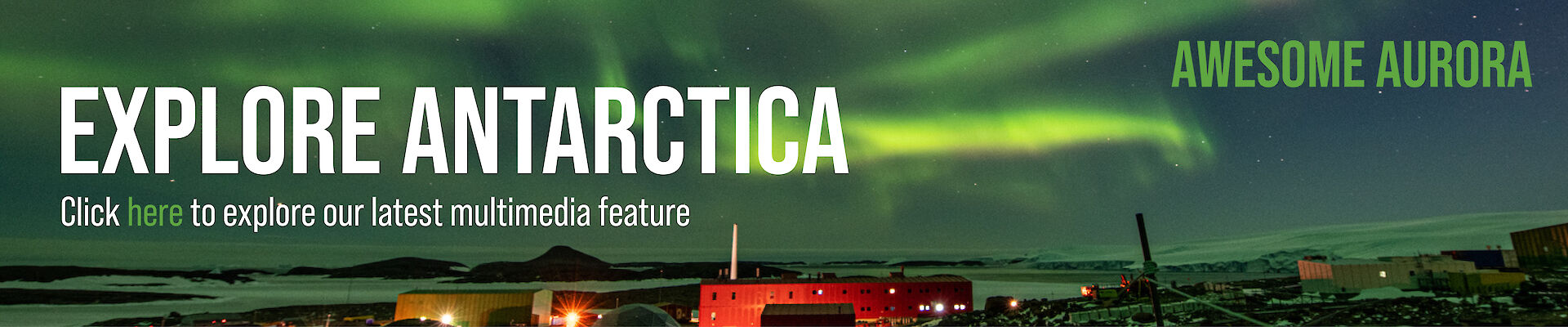 Explore Antarctica Awesome Aurora