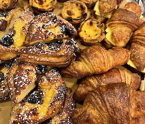 A delicious plate of home baked pastries