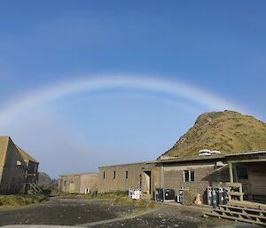 Rainbow over Macquarie Island 2023