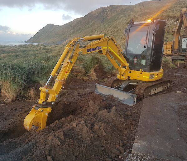 Winter plant operations at Macquarie Island 2023.