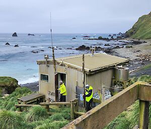 Hurd Point Hut on Macquarie Island
