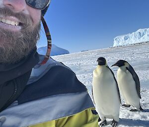 Jamie with some Emperor friends