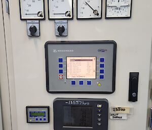A electronic screen for load testing