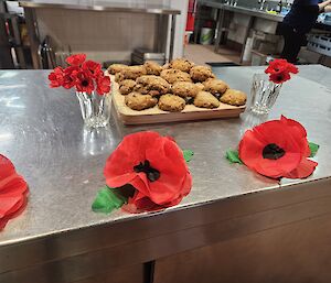 ANZAC biscuits to have with our rum and milk in the Mawson Mess